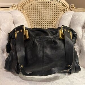 Leather handbag